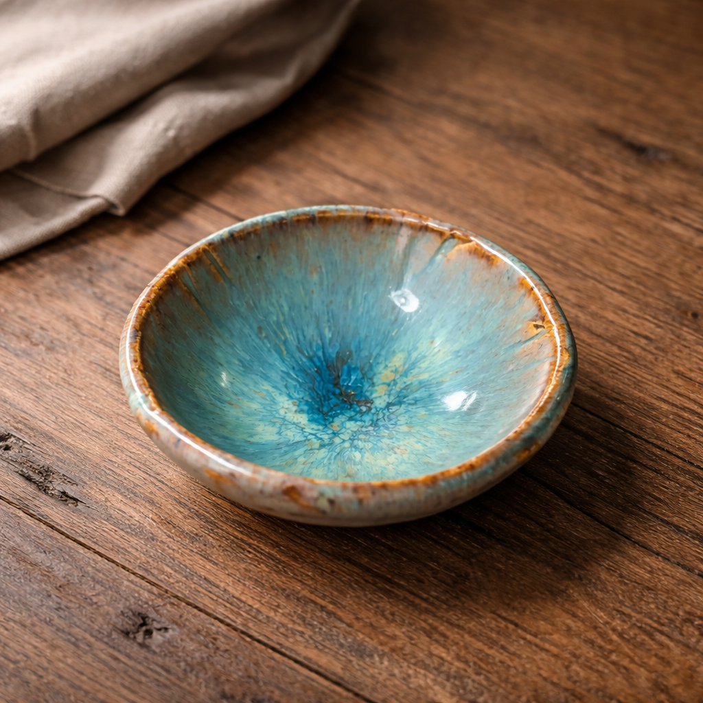 Handmade Ceramic Condiment Dish - 9cm
