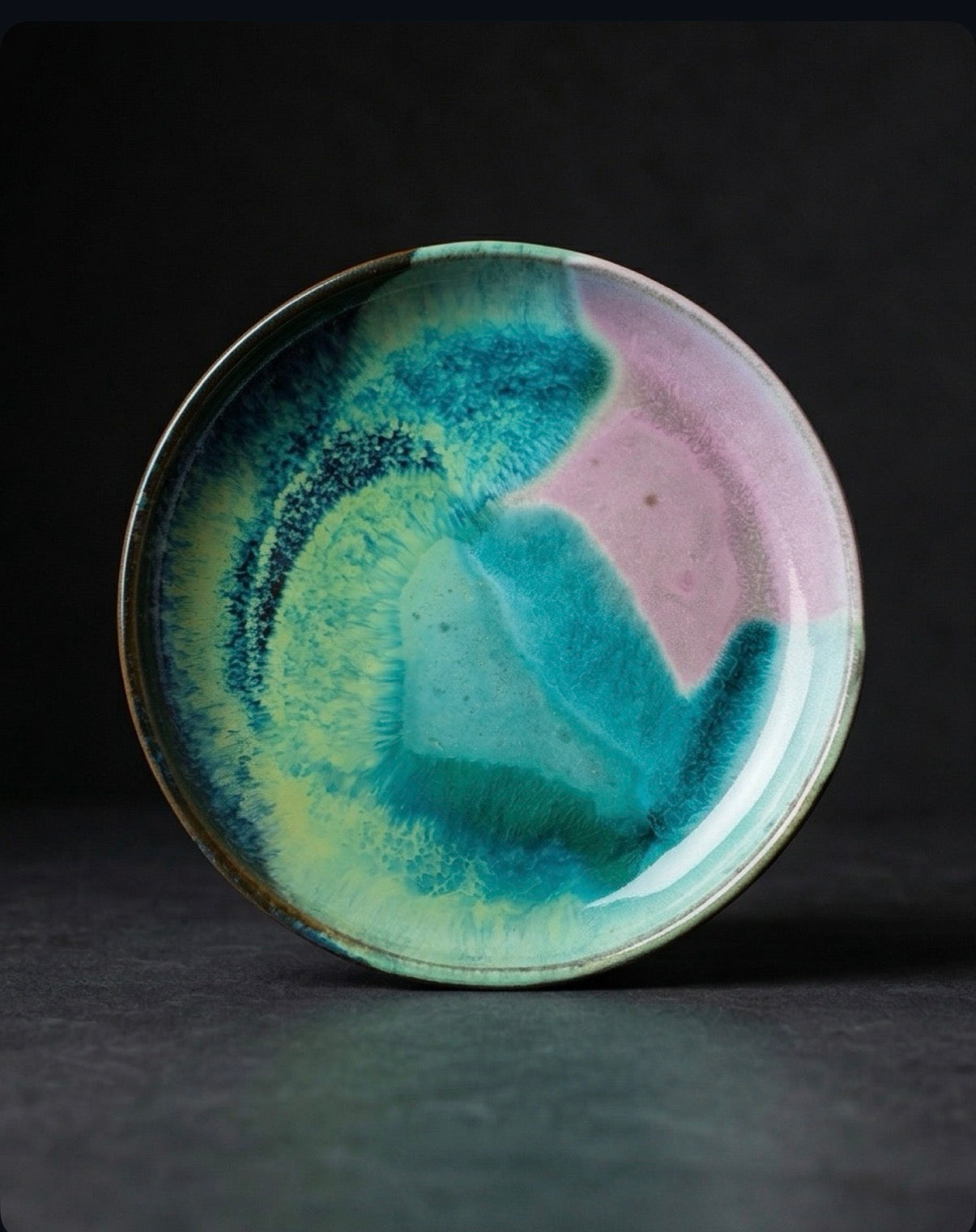 Handmade Ceramic Plate - 19cm