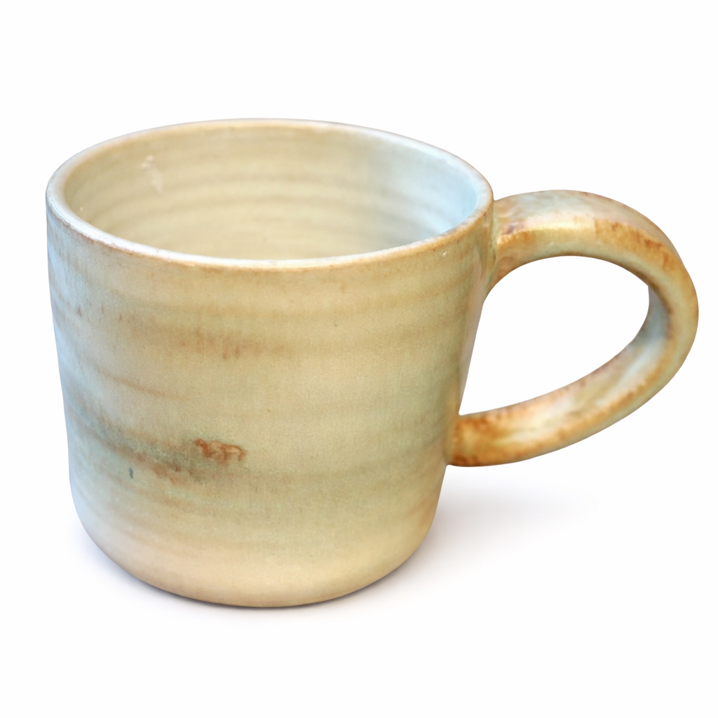 Handmade Ceramic Espresso Cup - Sage Green Tone