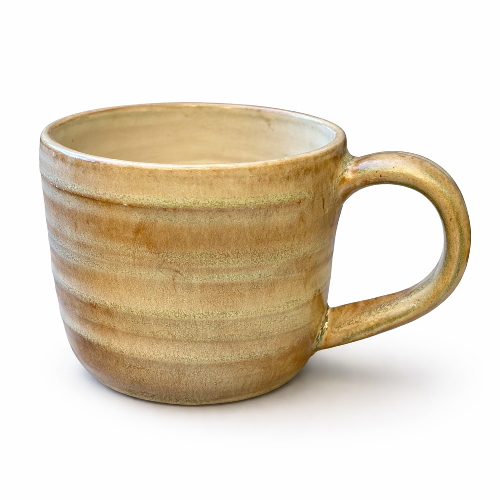 Handmade Ceramic Espresso Cup - Sage Green Tone