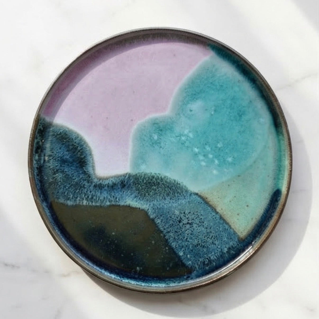 Handmade Ceramic Plate - 22.5cm