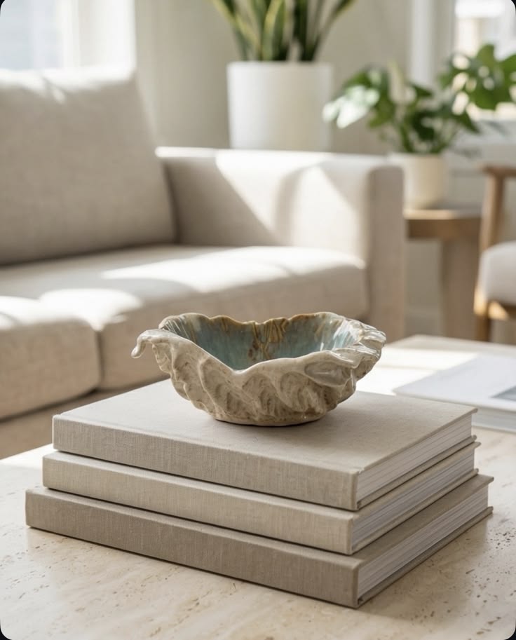 Handmade Shell-Inspired Ceramic Dish