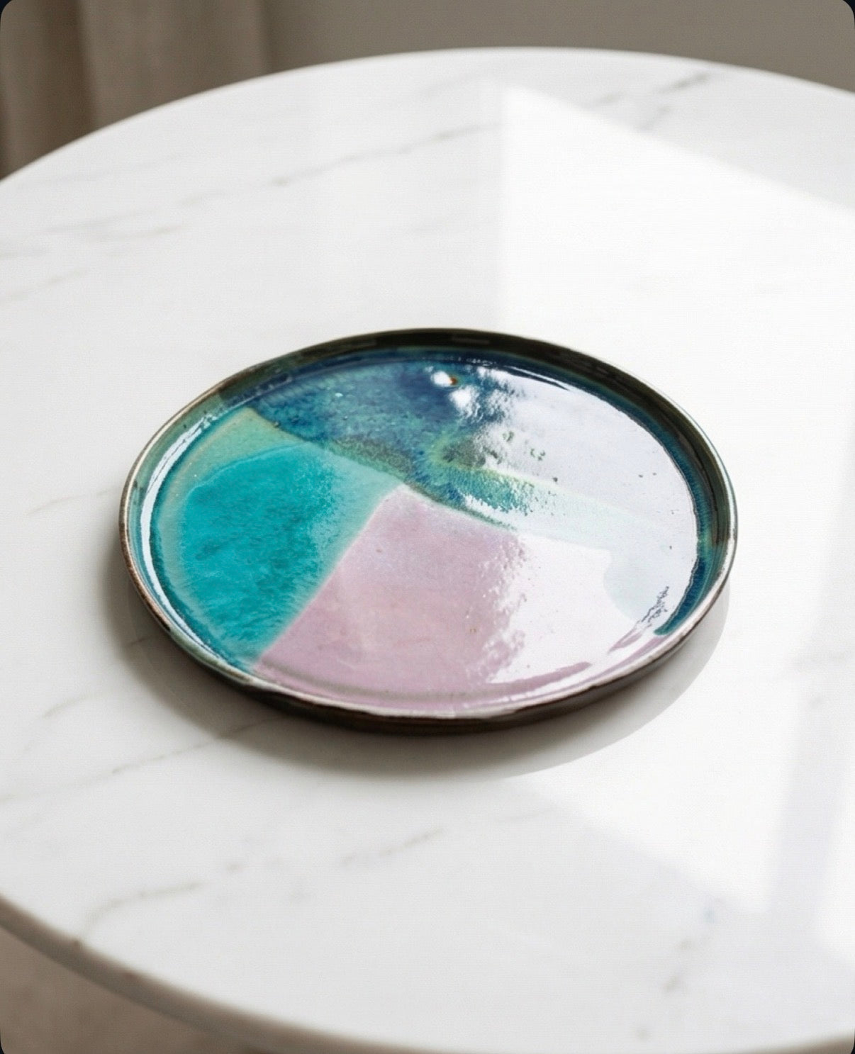 Handmade Ceramic Plate - 25.5cm